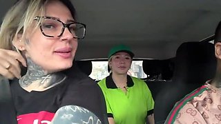 I put the gas station attendant in the camper so she could have good intercourse with me and my spouse until she was spitting jizz all over his rod, the slobber from her cooter even dribbled onto his ball sack!