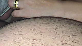 Sexy and hot step mom gives step son a perfect handjob after honeymoon