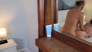 Slut wifes pussy used and double creampied with sloppy seconds