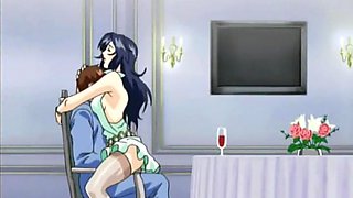 Hentai babe gets pussy and ass fucked
