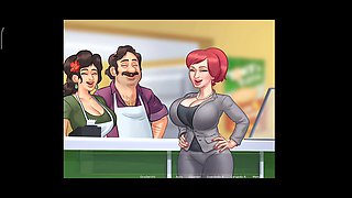 Schoolgirl, big tits, big boobs