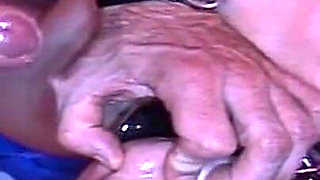 Mature Domme Clamps and Teases Bound Babe's Dripping Pussy