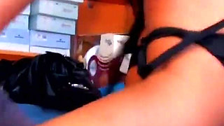 Asian pierced babe gets anally fucked