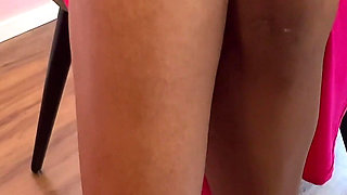 Spectacular Brazilian Indian Woman Sitting on a Pole with Lust