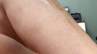 Indian StepMom Shaving and Waxing her hairy pussy