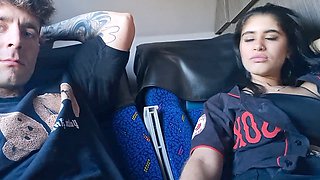 My ex-boyfriend and I on a crowded bus - wild oral adventure unfolds!