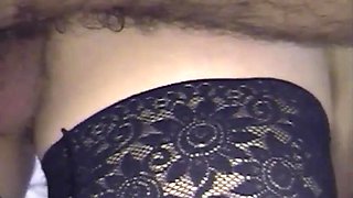 Italian Amateur Hooded PLUMPER COUGAR Filmed in a Screw Sesh