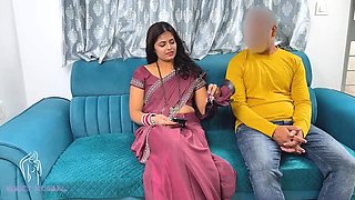 Desi Bhabhi Komal's Cheating Sex on Sofa with Brother-in-Law - Hardcore Homemade