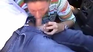 Horny Mexican mature sucks cock wherever she wants