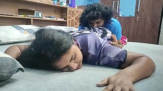 Desi Mallu Step-Mom Gives Stepson a Hot Nighty Blowjob and Hardcore Sex
