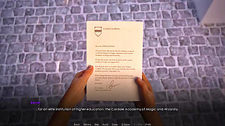 Lust academy: horny girl masturbates in her room. Ep 2