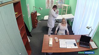 Horny patient Lilith would not go home until her doctor fucked her