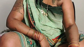 Thevudiya Pondati Humiliates Her Husband and Stretch Her Own Pussy and Squirt All Over His Cock