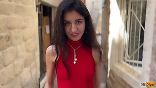 Katty West Lures Italian Stranger for Hotel Creampie Pounding