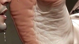 Massive Giantess BBW Foot Slave - Tiny Man Licking Her Huge Feet