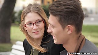 Teens learn English and fuck