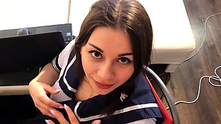 Teacher fucked his student on the table