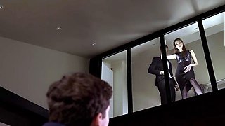 Muscular fellow enjoys his wife's taut pussy