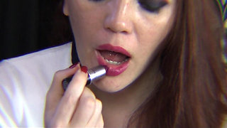Evangelines Is a Lipstick Nurse (mouth Fetish)