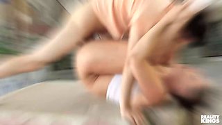 Reality kings - jadynn stone is in the middle of a beach photoshoot when she watches a pal she always dreamed to fuck