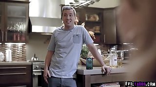 Babysitter jane wilde takes huge cock in her mouth!