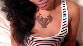 Latin American Gal With a Large Soaked A-Hole