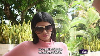 Inka Sex - Colombian Teen Doesn't Like Cum and Ends up Swallowing It with Disgust