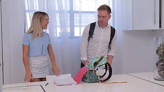 My College Tutor Just Fucked My Tight Pussy During Our Study Session