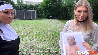 Pickup Club Lucky Guy Has Trio FFM Intercourse Outdoor