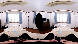 Japanese beauty ignites virtual sensual passion with intense immersive desire
