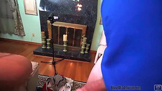 Amateur girl fucked pov and given a facial at casting