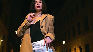 Jenny Doll & Alberto Blanco: Brunette babe gets her tight ass fucked and mouth filled with cock