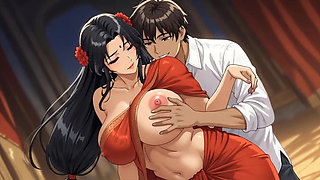 Big boobs stepmom and Step son