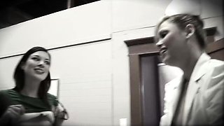 Vintage blonde nurse hardcore fucking