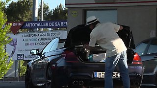 Amazing German redhead with a hot body enjoys an amazing