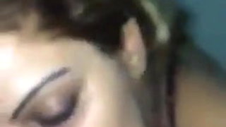 A girl from Kuwait likes to suck a penis