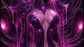 Pink Anime 3D Slime Elf in Armor