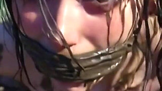 Trash Bondage Humiliation - Desperate Woman Craving Creampie
