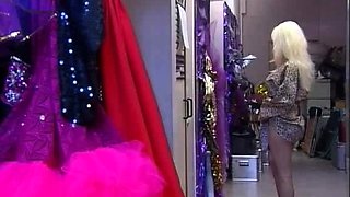 Enormous chested Blonde doggystyle hardcore ramming