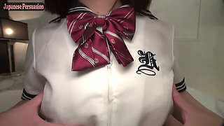 G Cup Sss Beauty Lookalike. Uniform Hotel Date with Sweet Loving Blowjob