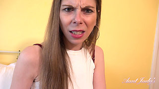 Auntjudys - Your Tall MILF Landlady Alice Maze Catches You Stealing Her Panties