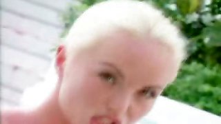 Silvia Saint gets fuck inside the pool by that big cock !
