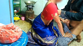 Desi Sister-in-law Left in Kitchen by Brother-in-law