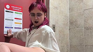 Pretty amateur redhead teen Farrah Flower fucked in public