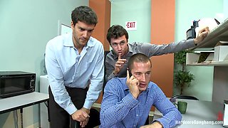 MILF with a tiny body and HUGE tits Gangbanged by Co Workers