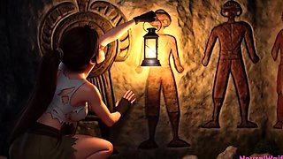 Lara Croft uncovers a mystical Amazon secret - AI Animation