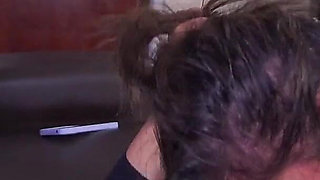 Stepson Blakmils Cheating Stepmom Rough Blowjob & Deep Creampie Pounding