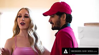 Contemporary Transgressions - Tutor Emma Starletto Has Sex with Pizza Delivery Guy in Front of Her Pupils!