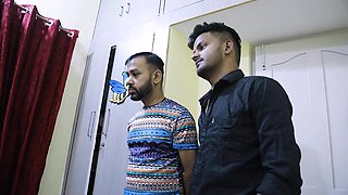 Lady Boss's Hardcore Indian Threesome Ignites Wild Punishing Passion