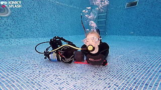 Hogtied & Breathless: Underwater Scuba Tease